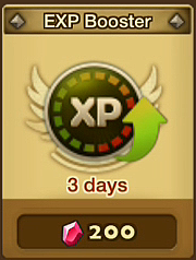 3 days exp booster