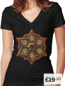 Rage Blade Women's Fitted V-Neck T-shirt Summoners War [220x290]