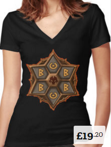 Violent Focus Women's Fitted V-Neck T-shirt Summoners War [220x290]
